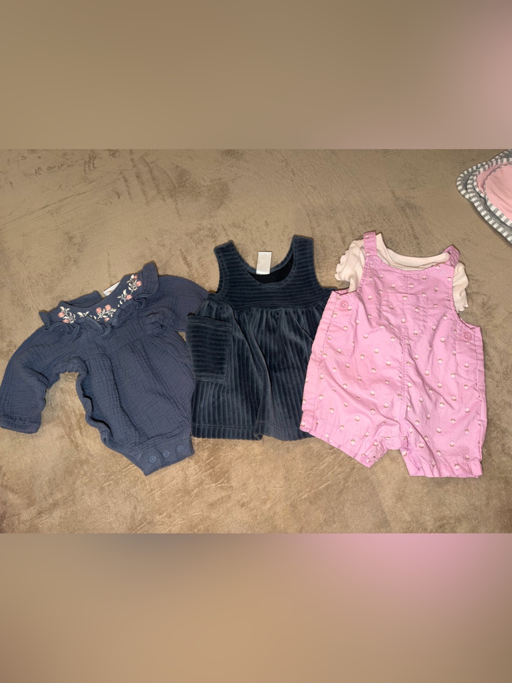 Carters Girls Baby Bundle 0-3